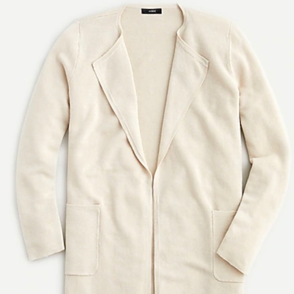 J.Crew Juliette Collarless Sweater - Natural